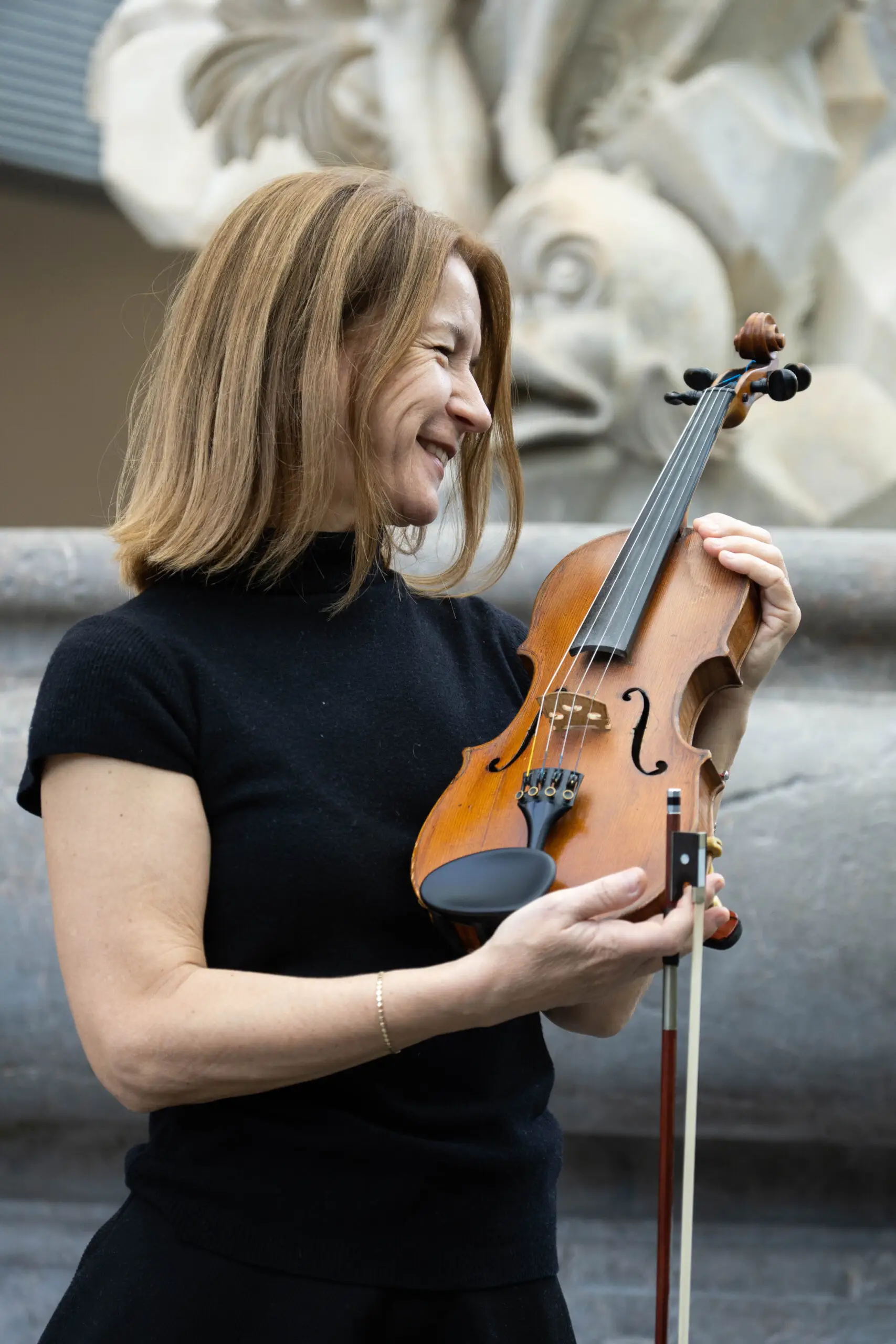 Portret violinistke Tatiane Beglove